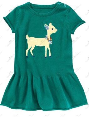 Crazy 8 Vintage Forest Magic Deer/Fawn Dress Size 3T